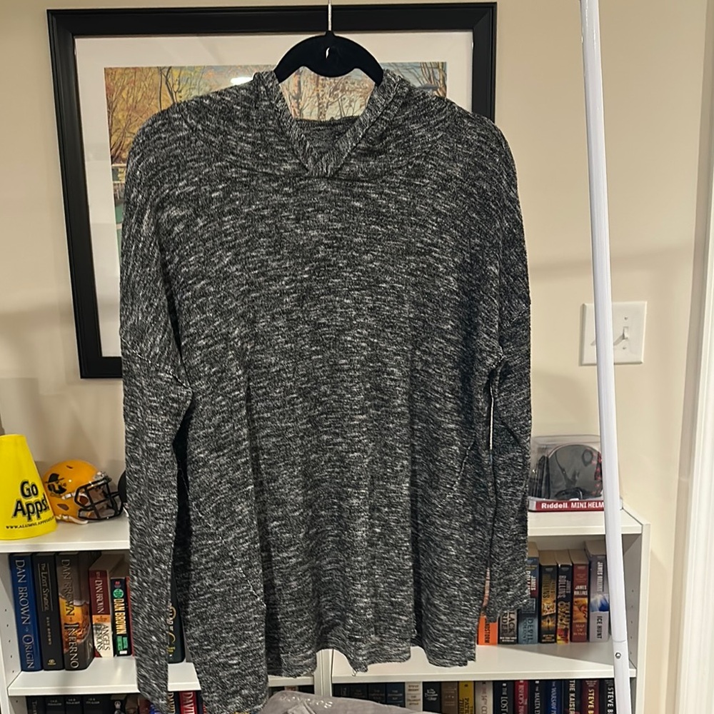 Gray Hooded Sweater